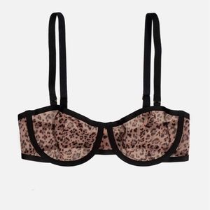 CUUP The Balconette Leopard 38G Bra